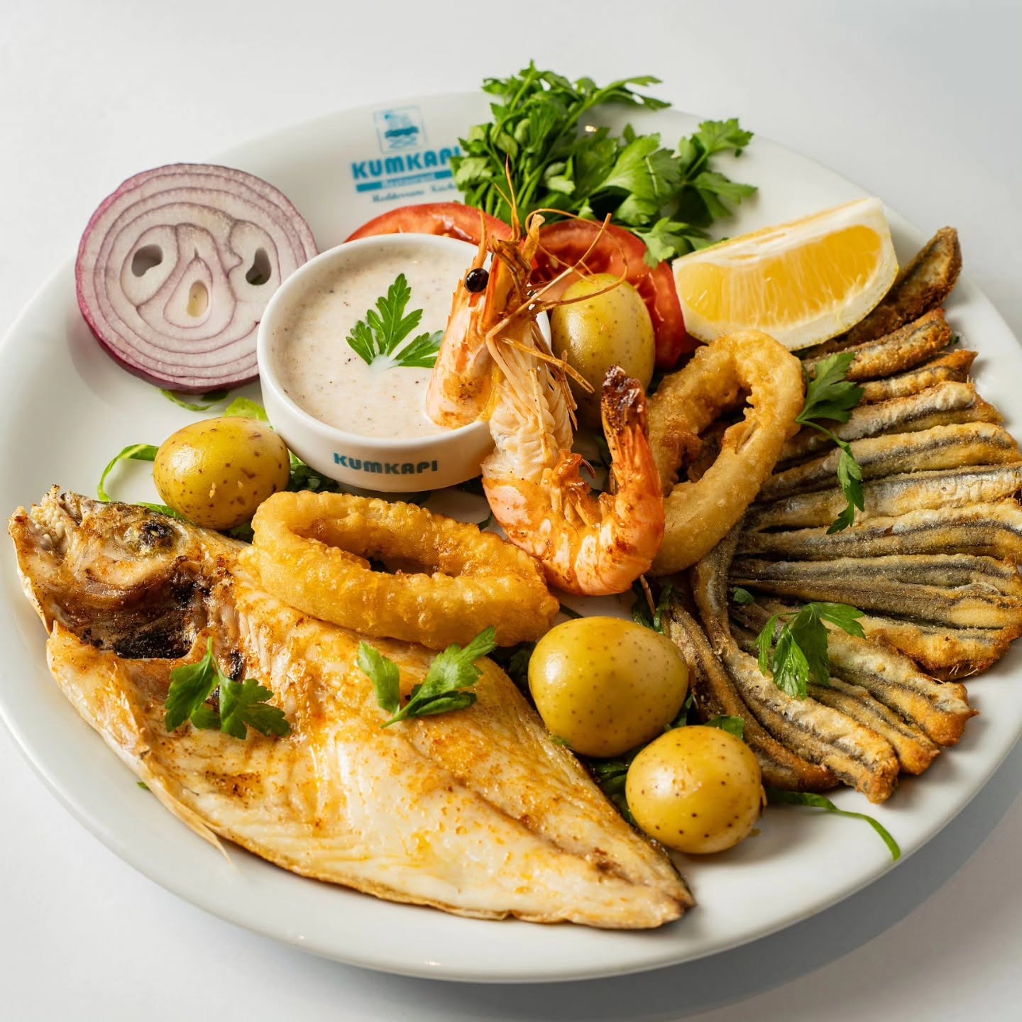 Seafood-Platte im Kumkapi Hannover